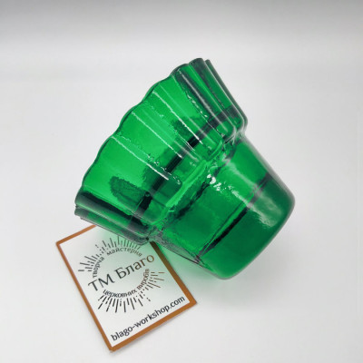 Стаканчик для лампадки зелений