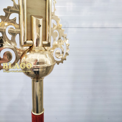 Altar Cross brass №2, 63х84 сm