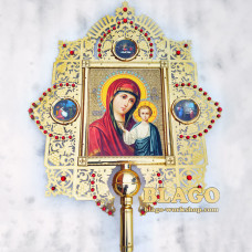 Altar icon brass, 70х90 сm №28 (to the cross №29)