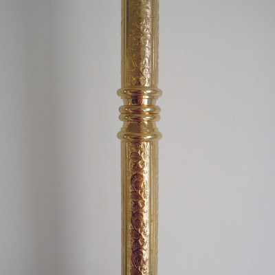 Жезл латунний позолочений, 14х150 см