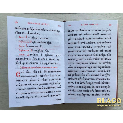 Служебник на церковно слов'янській мові, 9х14м