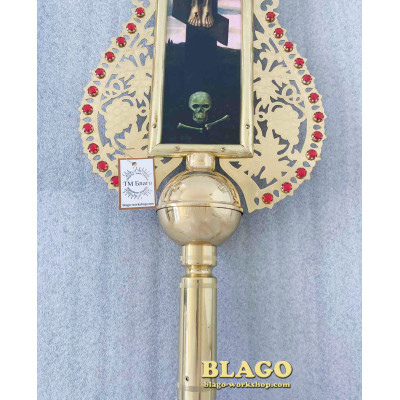 Altar Cross brass,, 78х114 cm №29