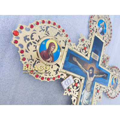 Altar Cross brass,, 78х114 cm №29