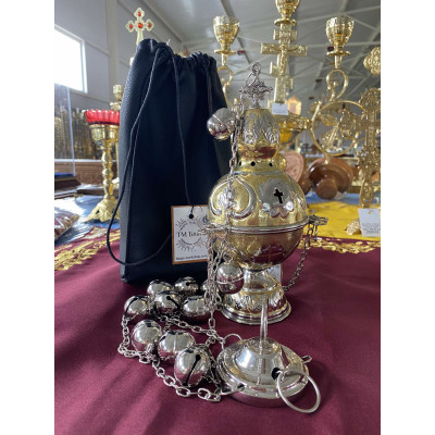 A bag (cover) for the necessary incense, 12x12x24 cm