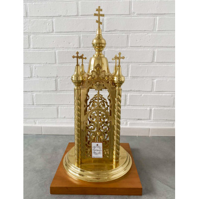 Дарохранительниця латунна без ковпака, 29х29х60 см 