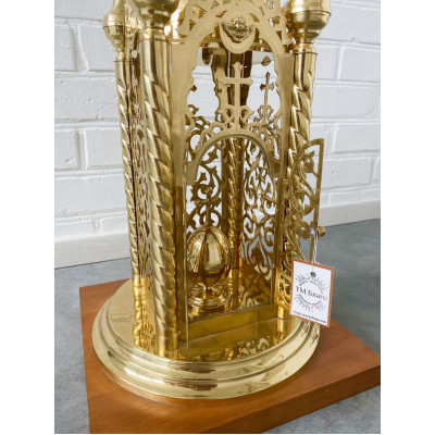 Дарохранительниця латунна без ковпака, 29х29х60 см 