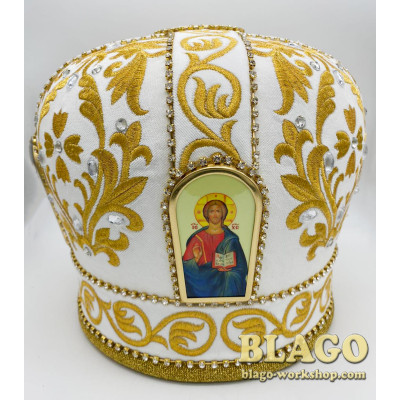 Митра з вишивкою та іконами №97