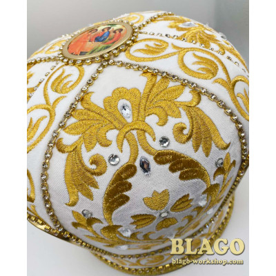 Митра з вишивкою та іконами №97