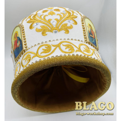 Митра з вишивкою та іконами №97