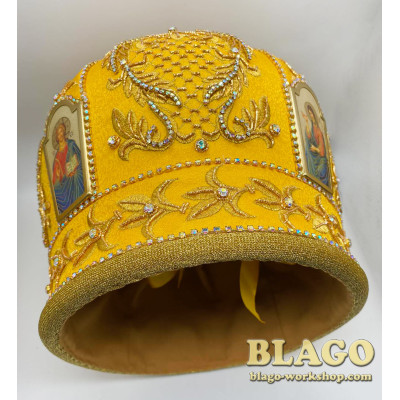 Митра з вишивкою та іконами №98