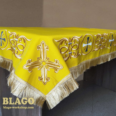 Tablecloth on the Altar with embroidery №3