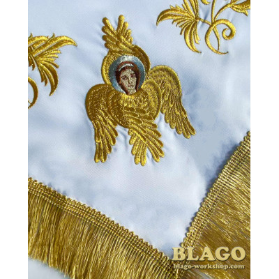 Tablecloth on the Altar with embroidery "Seraph" №1