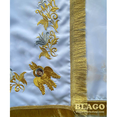 Tablecloth on the Altar with embroidery "Seraph" №1