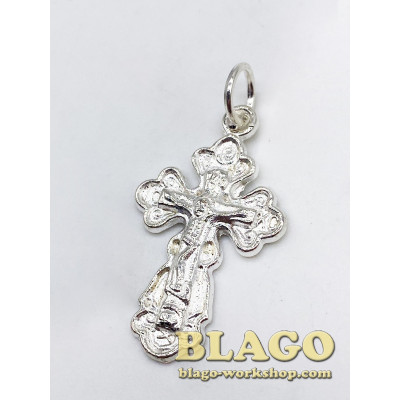 Cross metal body figured , 1.6x2.5 cm