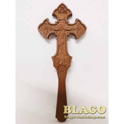 Хрест дерев’яний, різьблений №613, 12х1,5х28 см