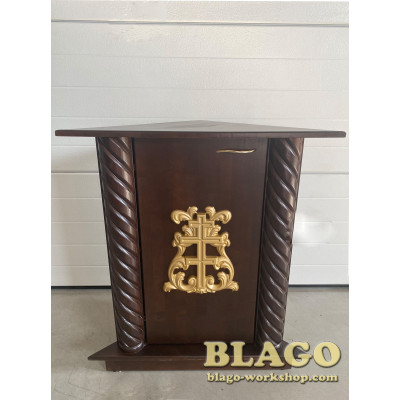 Altar wooden corner, 85x43x91 cm