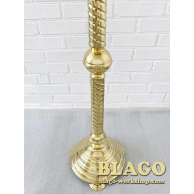 Candlestick square for 40 candles, 32x32x140 cm