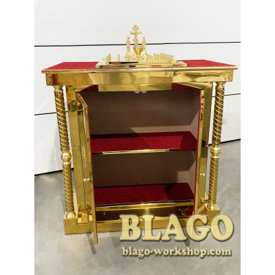 Панахидний стіл великий на 50 свічок, 116х66х115см