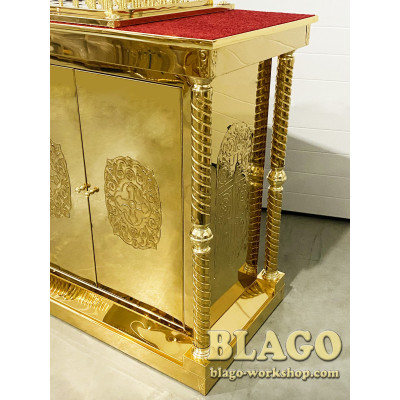 Панахидний стіл великий на 50 свічок, 116х66х115см