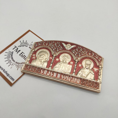 Car icons red, 8х5 cm