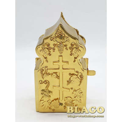 Дароносица латунная, 5,5х4х10 см