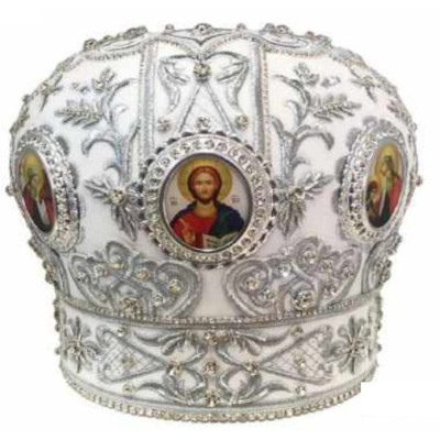 Митра з вишивкою та іконами №56