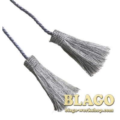 Кутасы для хоругвей (пара) под серебро, 2,48 м