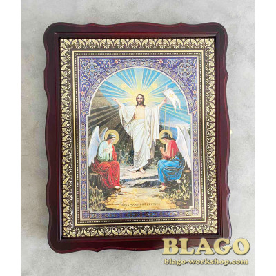 Киот открывающийся Двенадесятые праздники комплект (26 ликов), 42х52см