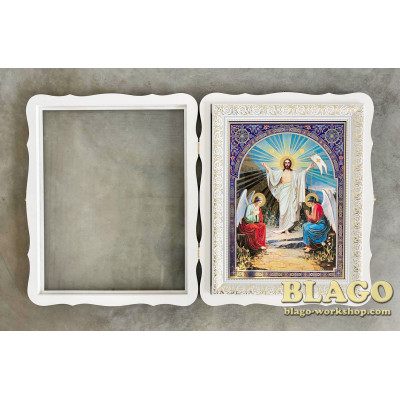 Киот открывающийся Двенадесятые праздники комплект (26 ликов), 42х52см