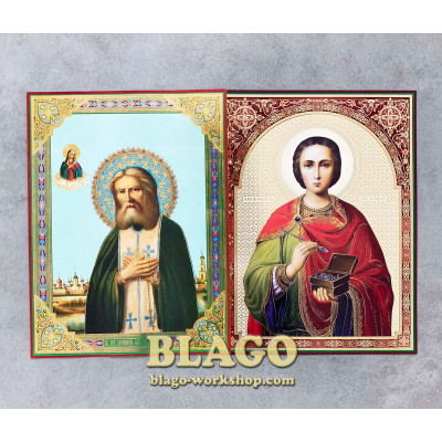 Киот открывающийся Двенадесятые праздники комплект (26 ликов), 42х52см