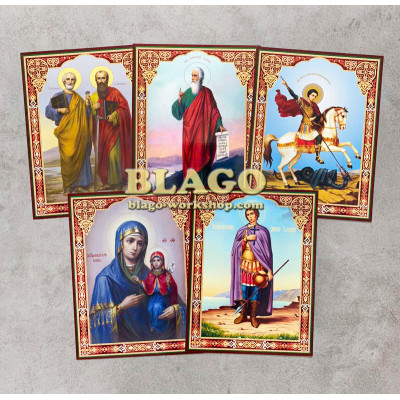 Кіот відкривний Дванадесяті свята комплект (28 ликів), 33х40см