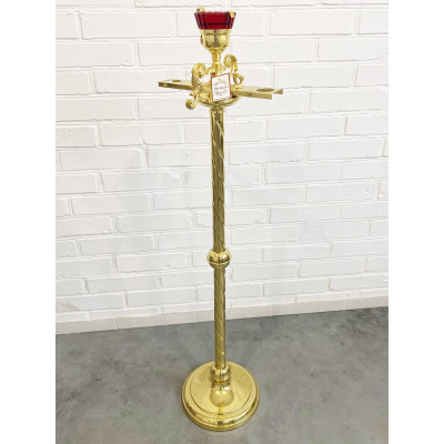 Censer stand with lamp, 105 cm