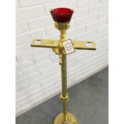 Censer stand with lamp, 105 cm