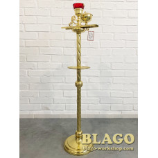 Підставка під кадило та ладан з лампадкою, 107 см