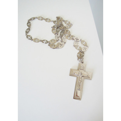 Cross archpriest nickel, 7x12 cm