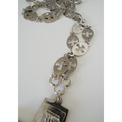Cross archpriest nickel, 7x12 cm