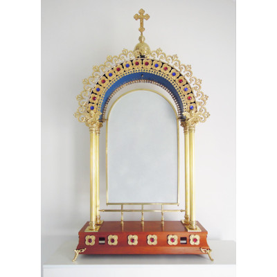 Кiot (chasuble) for the icon is remote, without the icon, 75x142 cm