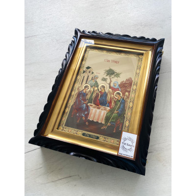 Киот открывающийся аналойный со стеклом (13 сюжетов), 30х40 см