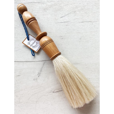 Кропило большое деревянное с натуральным ворсом, 37 см