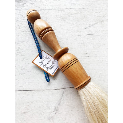 Кропило большое деревянное с натуральным ворсом, 37 см