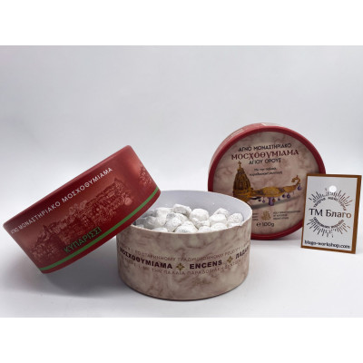 Ладан Ватопедський монастирський ΜΟΣΧΟΘΥΜΙΑΜΑ, (100% оригінал), 100 г