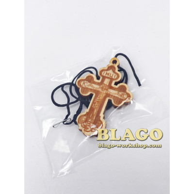 Хрест натільний дерев’яний різьблений 2,5х4 см