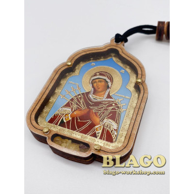 Car icons "Seven Shots", 4.5x6.5 cm