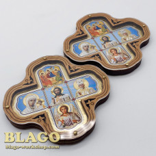 Іконка автомобільна дерев'яна (на липучці), 8х8 см