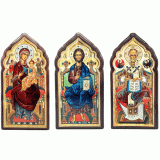 Icons on wood