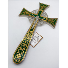Хрест напрестольний мальтійський, емаль, 18,5х32 см