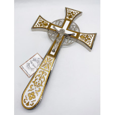 Хрест напрестольний мальтійський, емаль, 18,5х32 см