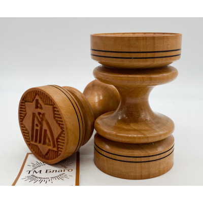 Печать деревянная Богородичная|Христовая (зубцы), 5,5 см