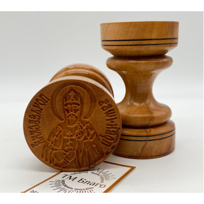 Печать деревянная Иов Почаевский|Стопа, 6 см