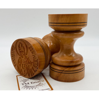 Печать деревянная Иов Почаевский|Стопа, 6 см